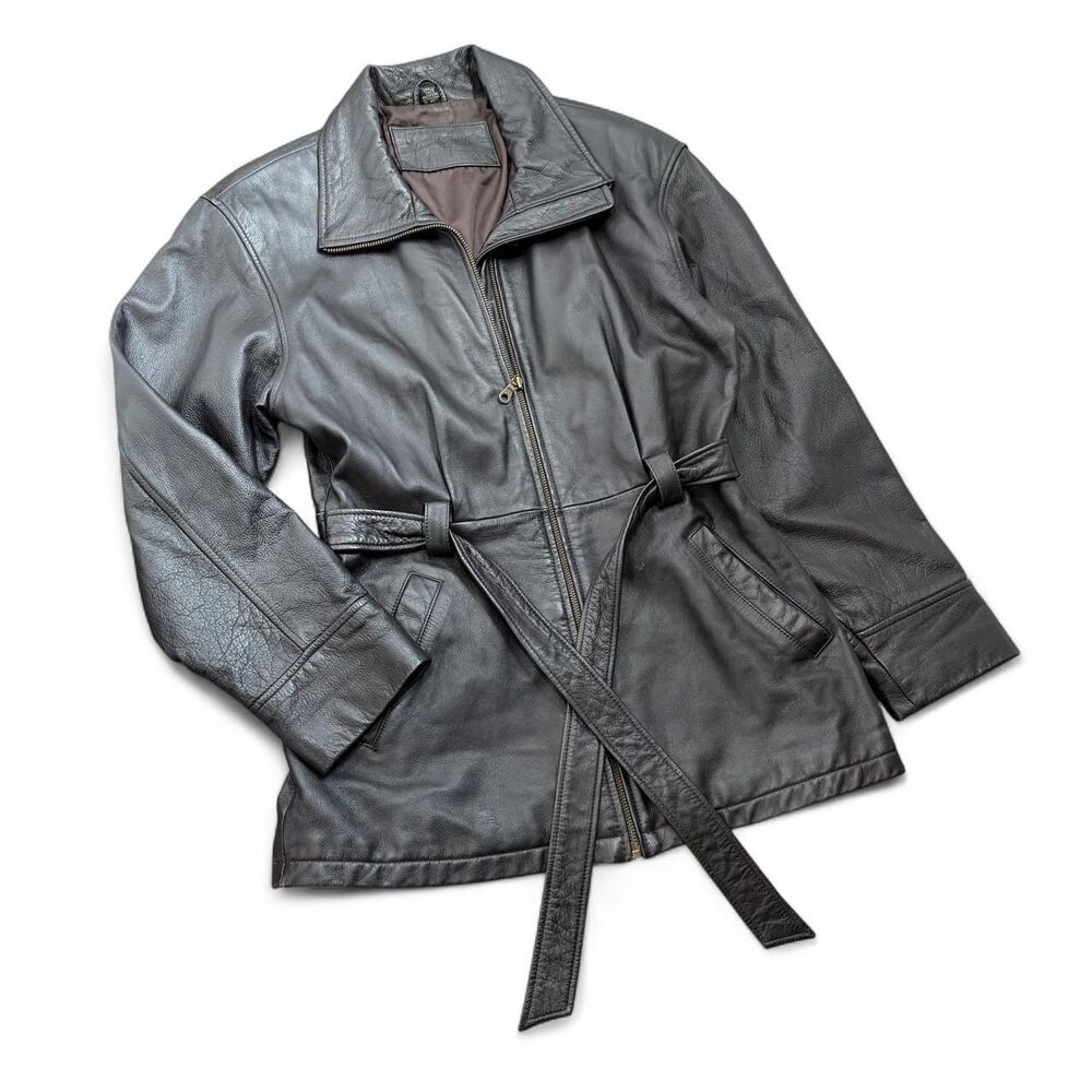 Jf-jferrar Women's Brown and Black Jacket
